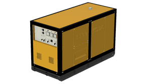 Industrial Diesel Generator Unit PNG image with transparent background