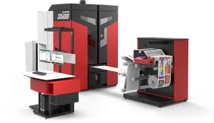 Industrial Digital Printing System PNG Image