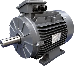 Industrial Electric Motor PNG Image