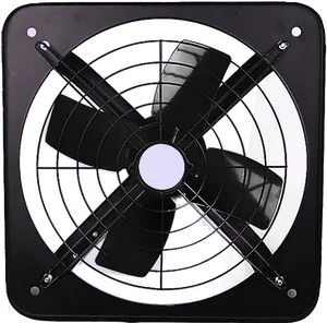 Industrial Exhaust Fan Top View PNG Image