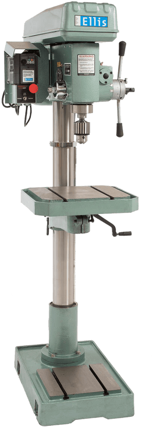 2hp Single Phase 110v/220v Drill Press W/ Variable - Ellis Drill Press, HD Png Download PNG with transparent background