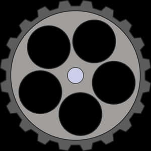 Industrial Gear Icon PNG image with transparent background