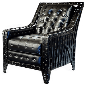 Industrial Iron Armchair PNG 37 PNG image with transparent background