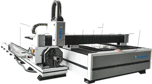 Industrial Metal Pipe Laser Cutting Machine PNG Image