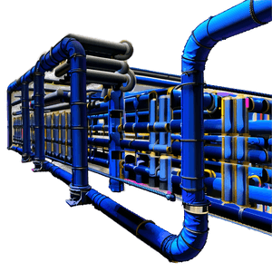Industrial Pipe System PNG 2 PNG with transparent background