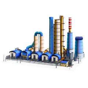 Industrial Power Plant Png Lld93 PNG Image