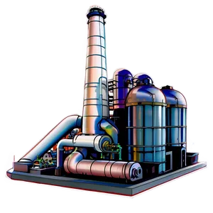 Industrial Power Plant Png Mdd10 PNG Image