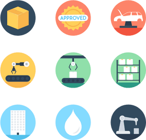 Manufacture Flat Icon, HD Png Download PNG image with transparent background