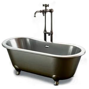 Industrial Style Freestanding Tub Png 06282024 PNG Image