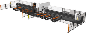 Industrial3 D Printing Production Line PNG with transparent background