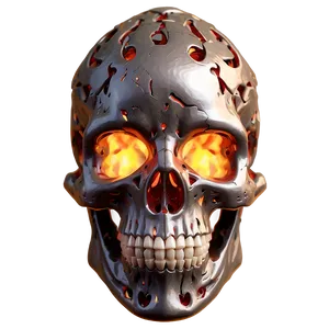 Inferno Encased Skull Png Qdg PNG Image