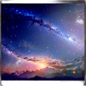 Infinite Starry Sky Png Xxo PNG Image