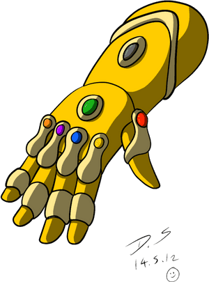 Infinity Gauntlet Clipart - Infinity Gauntlet Comic Png, Transparent Png PNG image with transparent background