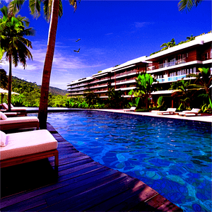 Infinity Pool Hotel PNG 05212024 PNG image with transparent background