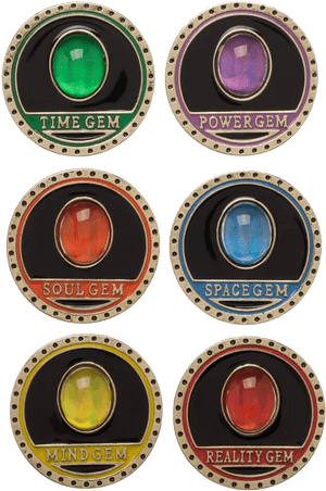 Marvel Infinity Stone Pins, HD Png Download PNG image with transparent background