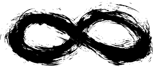 Grunge Style Infinity Symbol, HD Png Download PNG image with transparent background