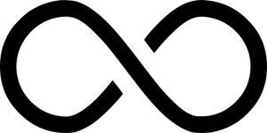 Infinity Symbol Graphic PNG Image