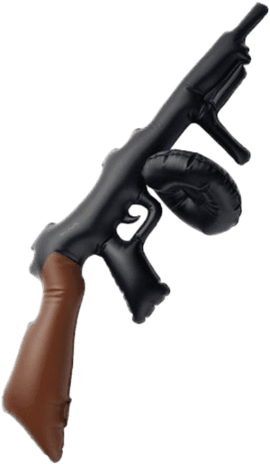 Inflatable Tommy Gun, HD Png Download PNG image with transparent background