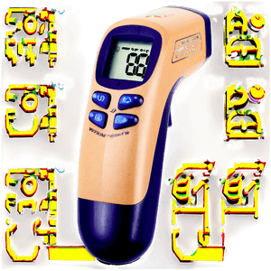 Infrared Thermometer PNG yie PNG image with transparent background