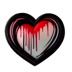 Ink Drawn Heart PNG 06202024 PNG
