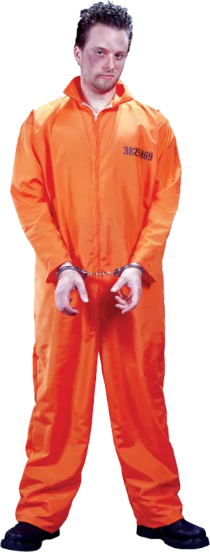 Inmatein Orange Jumpsuit PNG Image