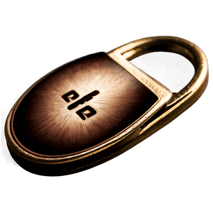 Innovative Bronze Keychain PNG jis PNG with transparent background