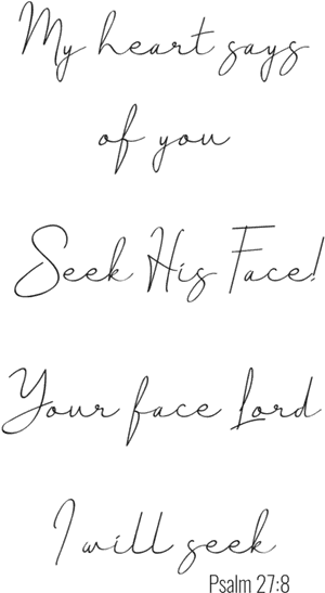 Seek His Face - Handwriting, HD Png Download PNG image with transparent background