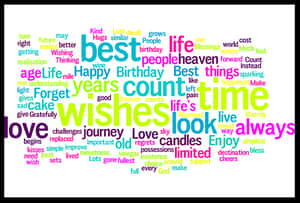 Inspirational Word Cloud Art PNG with transparent background