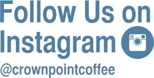 Instagram Follow Us Graphic Crown Point Coffee PNG image with transparent background