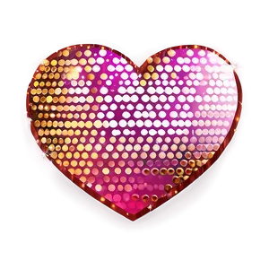 Instagram Heart Glitter Png Ubu PNG Image