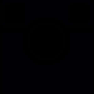 Instagram Logo Black Background PNG with transparent background