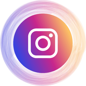 Instagram Logo Gradient Background PNG image with transparent background