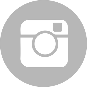 Instagram Logo Monochrome PNG Image