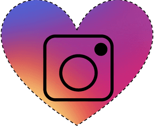 Instagram Love Icon PNG image with transparent background