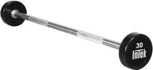 Intek30 Pound Barbell PNG image with transparent background