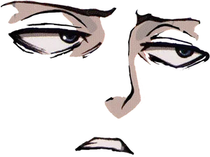 Intense_ Anime_ Eyes_in_ Shadow PNG Image