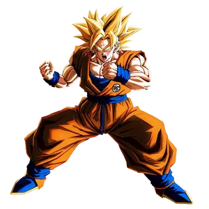 Intense Battle Ssj3 Goku Png Jcm18 PNG Image