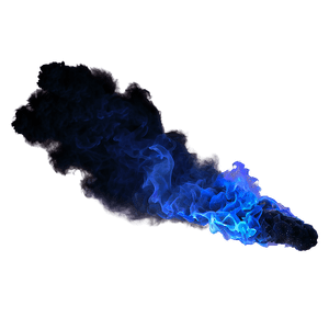Intense Blue Fire PNG 3 PNG image with transparent background