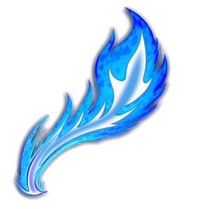 Intense Blue Fire PNG alc PNG image with transparent background