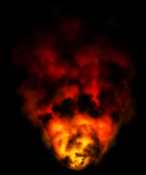Fire Clipart Smoke - Transparent Background Smoke Fire Png, Png Download PNG image with transparent background