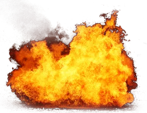 Intense_ Flame_ Explosion PNG Image