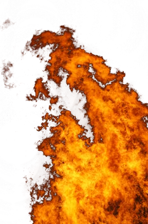 Intense Flame Texture PNG Image