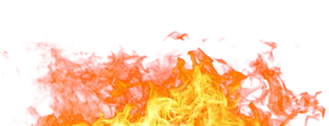 Intense Flame Texture PNG Image