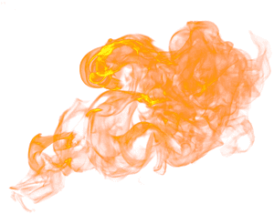 Intense Flame Texture PNG image with transparent background