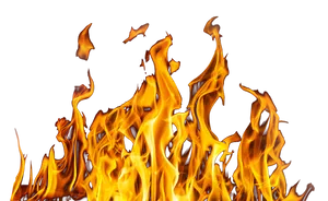 Intense_ Flames_ Background PNG Image