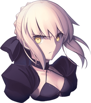 Fate Stay Night Saber Angry, HD Png Download PNG