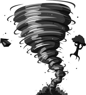 Clipart Wrecked House Tornado Image Transparent Download, HD Png Download PNG image with transparent background