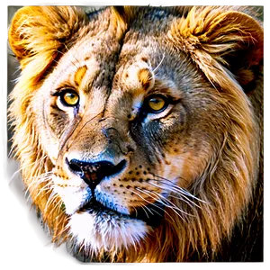 Intense Lion Look Png 99 PNG Image