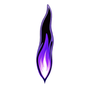 Intense Purple Flame PNG fjx PNG with transparent background