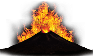 Erupting Volcano Png Svg Transparent Download - Erupting Volcano Png Transparent, Png Download PNG image with transparent background